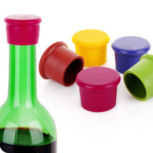 Reusable Wine Beer Cover Bottle Cap Silicone Stopper Beverage For Home Bar Stopper Cover Barware